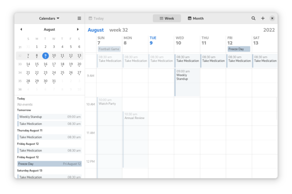 gnome-calendar