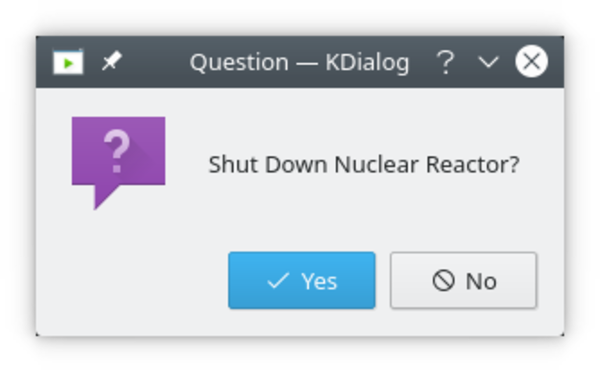 kdialog