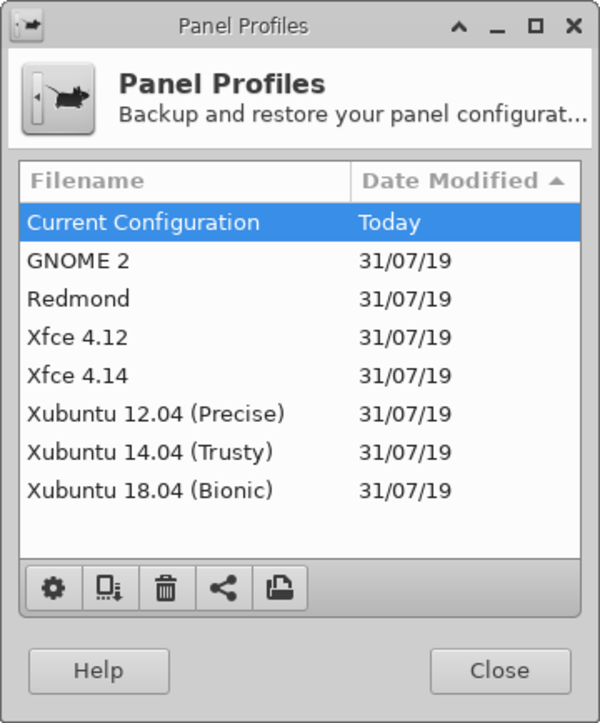 xfce4-panel-profiles